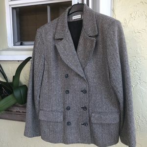Ann Taylor grey blazer, size 14